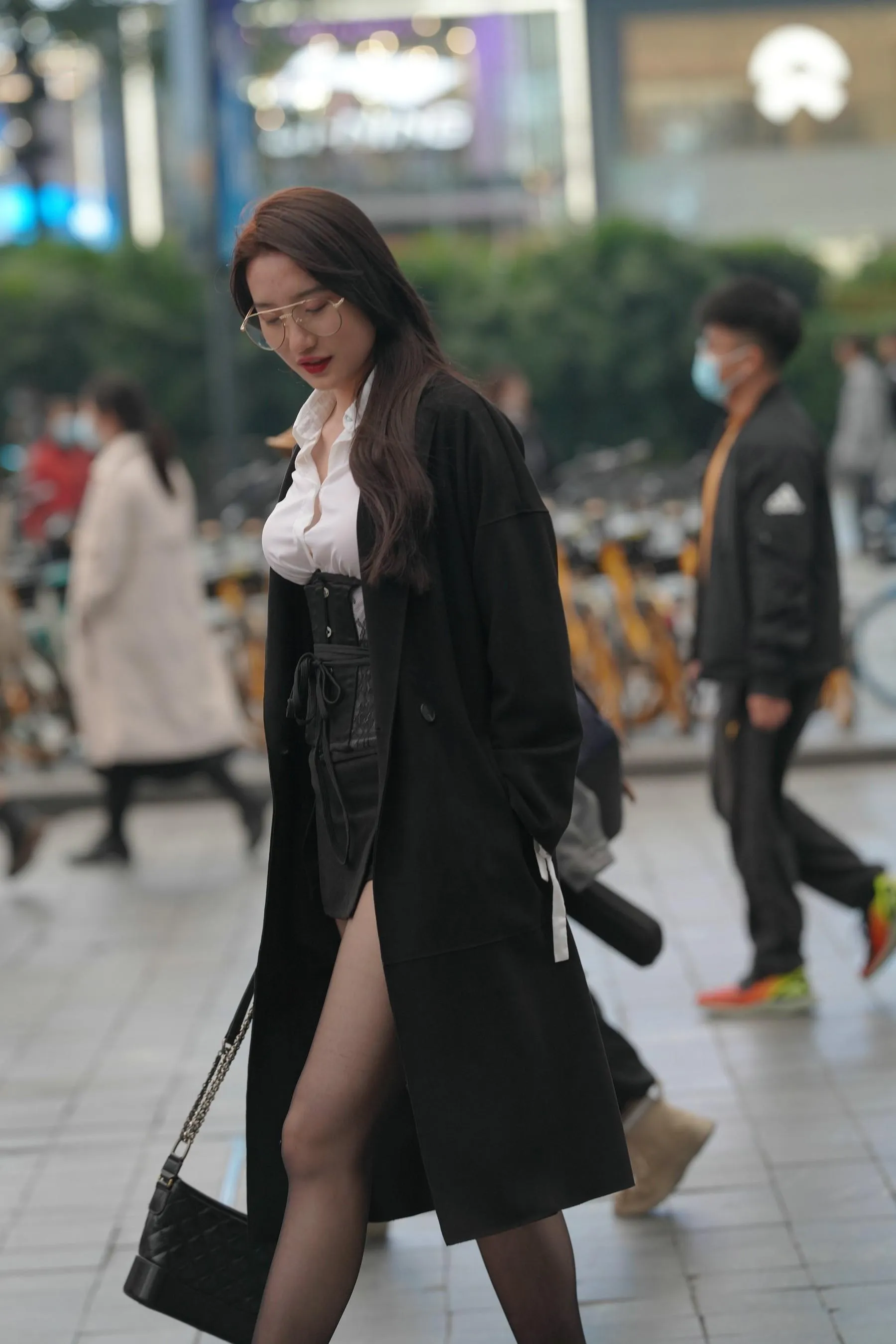 魔镜街拍 NO.160 黑丝大长腿 [203P]插图3